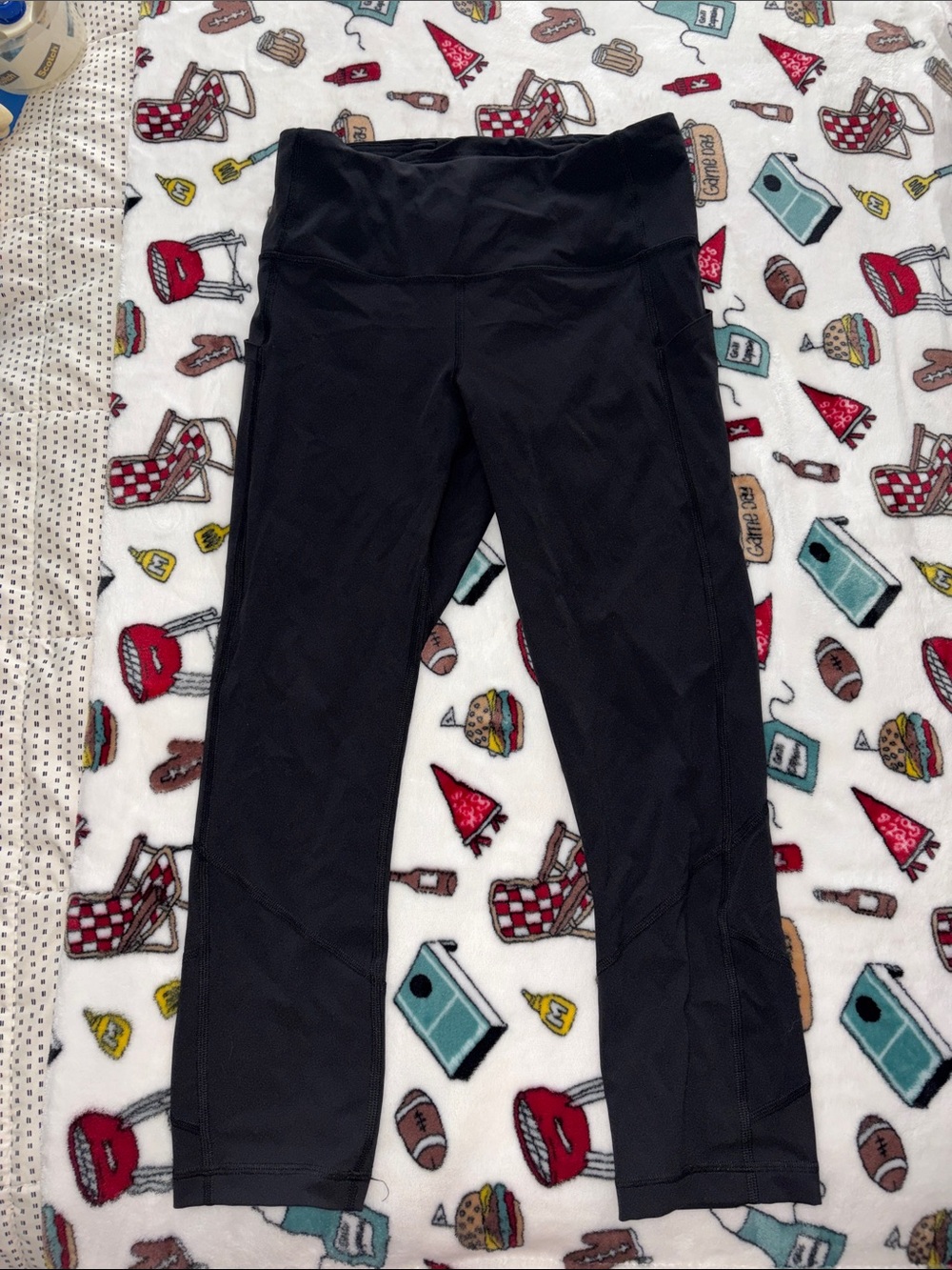 Lululemon Leggings With Pockets Cropped